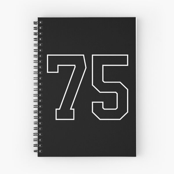 Item preview, Black Number 75 lucky sports jersey seventy five designed and sold by HeavyStyle.