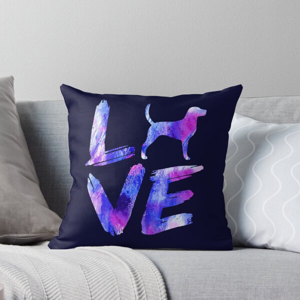 Item preview, English Foxhound Dog Love Watercolor Design designed and sold by rafaeltto.