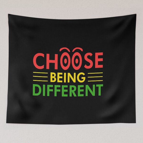 Item preview, Choose Being Different designed and sold by Kaaimaan.