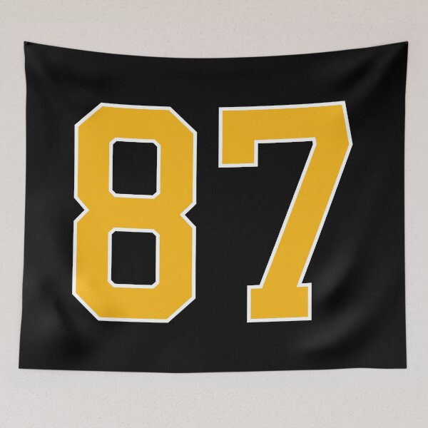 Item preview, Yellow Number 87 lucky sports jersey eighty seven designed and sold by HeavyStyle.