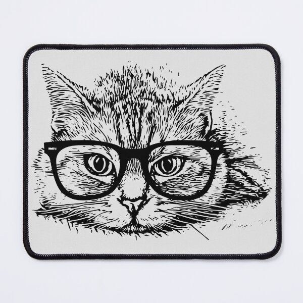 Item preview, Cat Kitty with Glasses designed and sold by KGoPrintables.