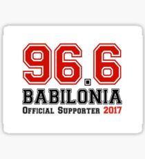 Supports Radio Babilonia 96.6 Sticker