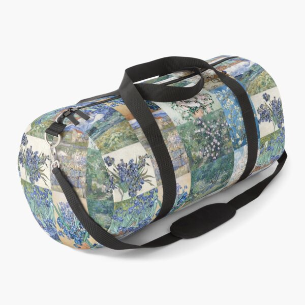 Item preview, Van Gogh Floral Collage - Blossoming Trees, Roses, Irises, Olive Trees in soft spring colors designed and sold by Fibracreativa.