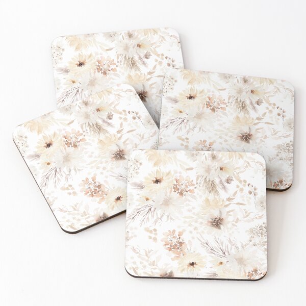 Item preview, Cream Summer Floral designed and sold by SugarPineDesign.