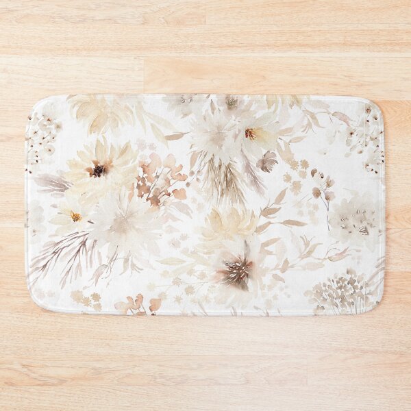 Item preview, Cream Summer Floral designed and sold by SugarPineDesign.