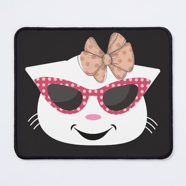 Item preview, Face of cute kitty with glasses. Cat with glasses and style. designed and sold by EMIPRINCESS.