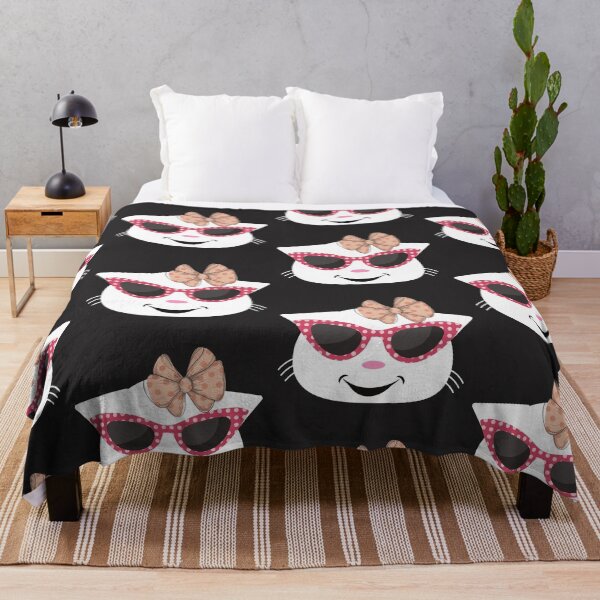 Item preview, Face of cute kitty with glasses. Cat with glasses and style. designed and sold by EMIPRINCESS.
