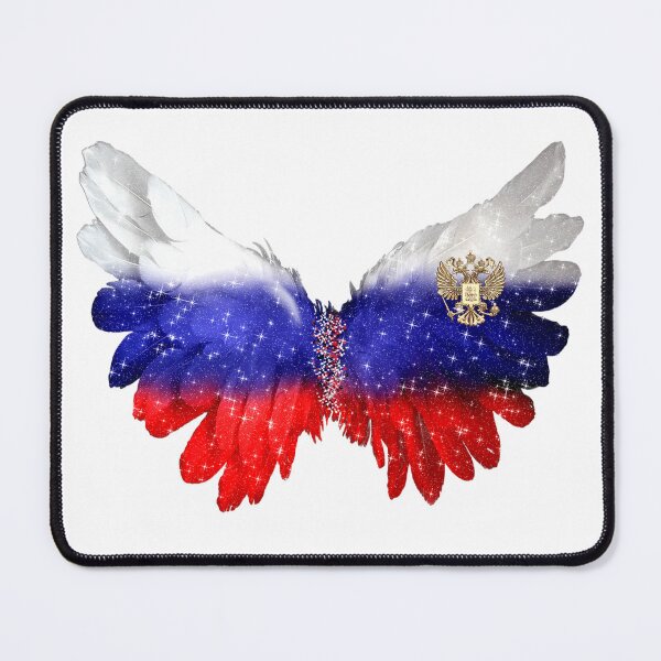 Item preview, Russia Flag Angel Wings Feather  designed and sold by Jolly-Yosei.