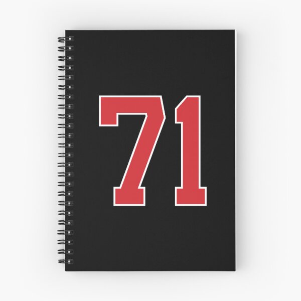 Item preview, Sports Number 71, red black color lucky sport seventy one designed and sold by ArtIsParty.
