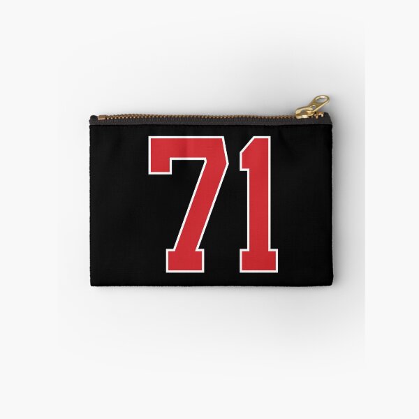 Item preview, Sports Number 71, red black color lucky sport seventy one designed and sold by ArtIsParty.