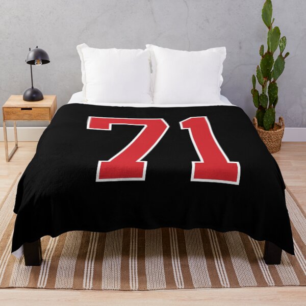 Item preview, Sports Number 71, red black color lucky sport seventy one designed and sold by ArtIsParty.