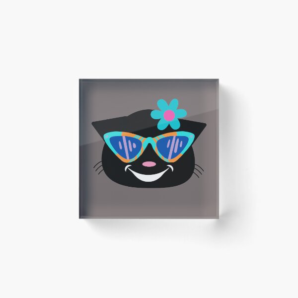 Item preview, Face of cute kitten with colored glasses. designed and sold by EMIPRINCESS.