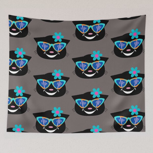 Item preview, Face of cute kitten with colored glasses. designed and sold by EMIPRINCESS.
