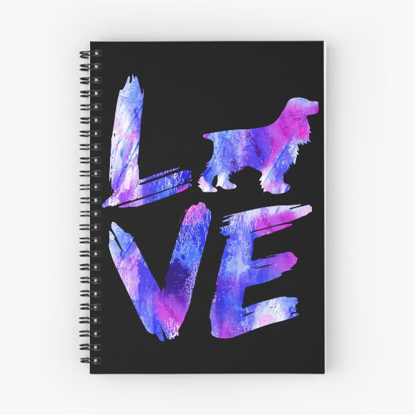 Item preview, Field Spaniel Dog Love Watercolor Design designed and sold by rafaeltto.
