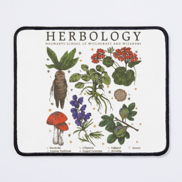 Item preview, Herbology Plants Magic Wizard Witchcraft School Plants Botanical Herbology Botanical Gardening Gift designed and sold by Afifakhanem.