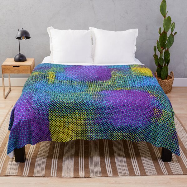 Item preview, Pastel Patchwork Halftones Abstract Pattern Design designed and sold by AMSonArt.