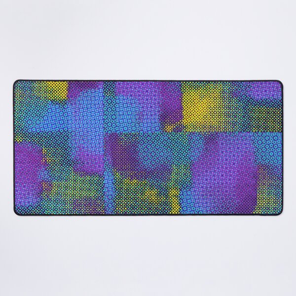 Item preview, Pastel Patchwork Halftones Abstract Pattern Design designed and sold by AMSonArt.