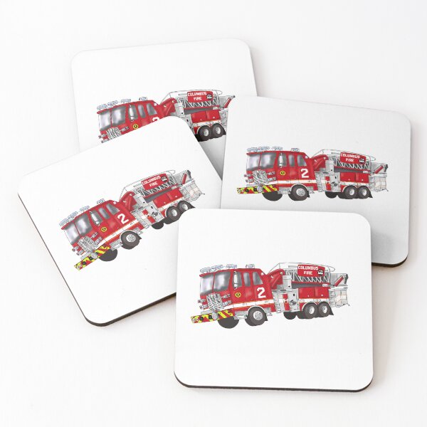 Item preview, Columbus Fire Ladder 2 designed and sold by Truck Toons.