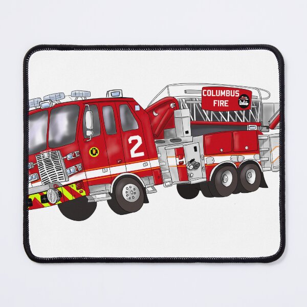 Item preview, Columbus Fire Ladder 2 designed and sold by Truck Toons.
