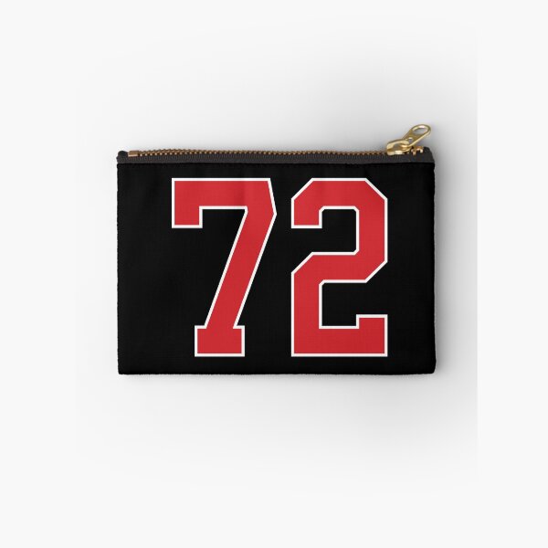 Item preview, Sports Number 72, red black color lucky sport seventy two designed and sold by ArtIsParty.