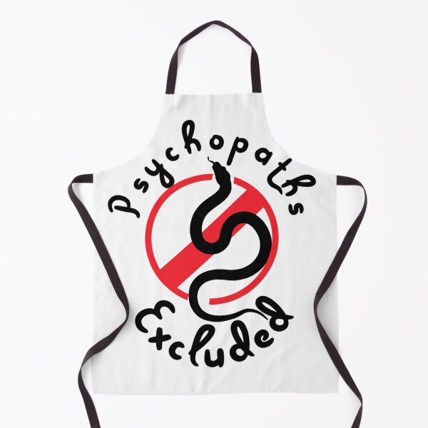 Item preview, Psychopaths Excluded - not so subtle T's big logo  designed and sold by SpArtk.