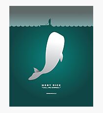 Literary Classics Illustration Series: Moby Dick Photographic Print