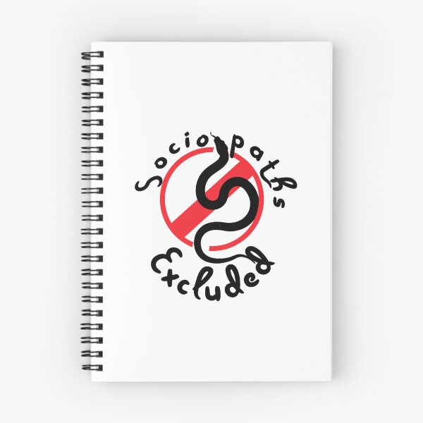 Item preview, Sociopaths Excluded - not so subtle T's big logo  designed and sold by SpArtk.