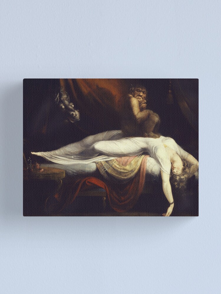 Alternate view of Henry Fuseli - The Nightmare1781 Canvas Print