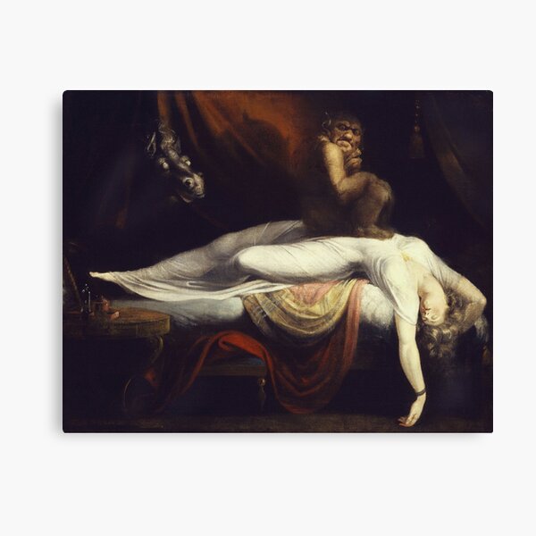 Henry Fuseli - The Nightmare1781 Canvas Print