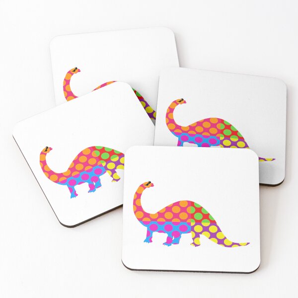 Item preview, Colorful Polka Dot Dinosaur Brontosaurus designed and sold by MyJojoBean.