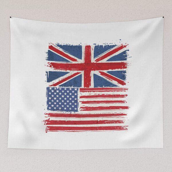 Item preview, USA and Uk Flag designed and sold by Islanr.