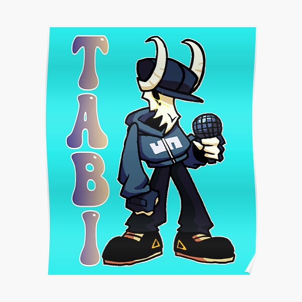 Tabi Fnf Mod Poster By Jgillisantonio Redbubble