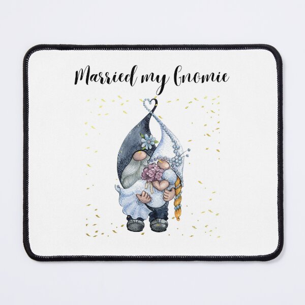 Item preview, Married my Gnomie designed and sold by Poetic Patterns Studio.