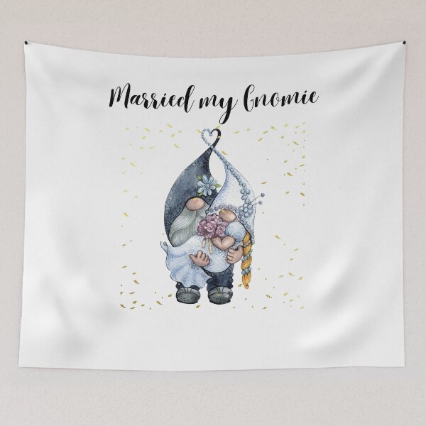 Item preview, Married my Gnomie designed and sold by Poetic Patterns Studio.