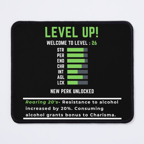 Item preview, Level up! Welcome to Level 26, 26th birthday designed and sold by Tony ⭐⭐⭐⭐⭐.