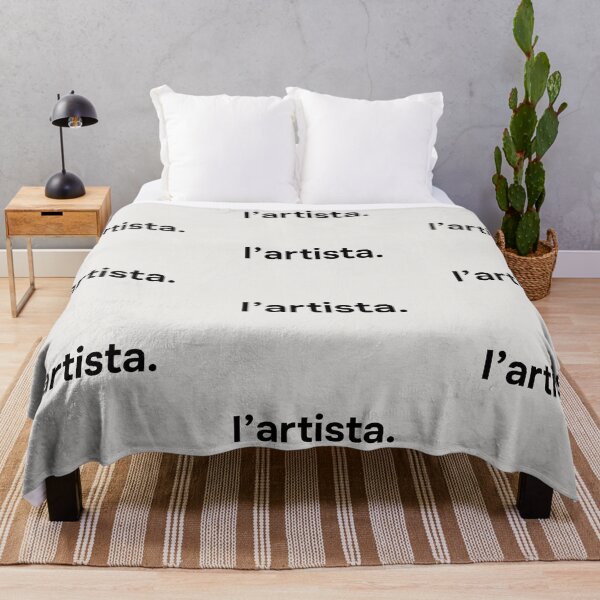 Item preview, L’artista. Artist in Italia. Minimalistic black lettering. designed and sold by helga-wigandt.