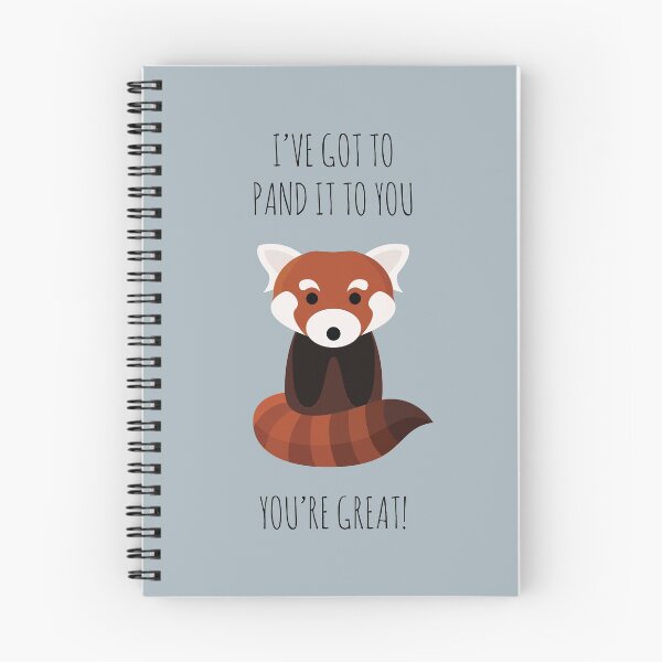 Item preview, Red Panda Thinks You're Great designed and sold by petegrev.