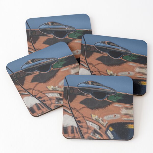 Item preview, Reflections on a Car on a Blue Sky Day designed and sold by Gerda Grice Photography.