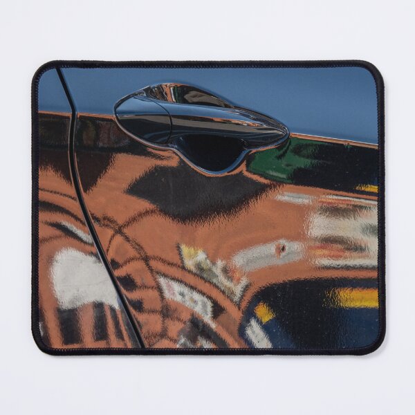 Item preview, Reflections on a Car on a Blue Sky Day designed and sold by Gerda Grice Photography.