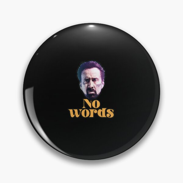 Item preview, No Words - Nicolas Cage Classic T-Shirt designed and sold by TomHildebrand.