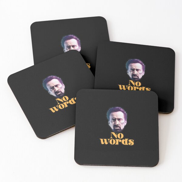 Item preview, No Words - Nicolas Cage Classic T-Shirt designed and sold by TomHildebrand.