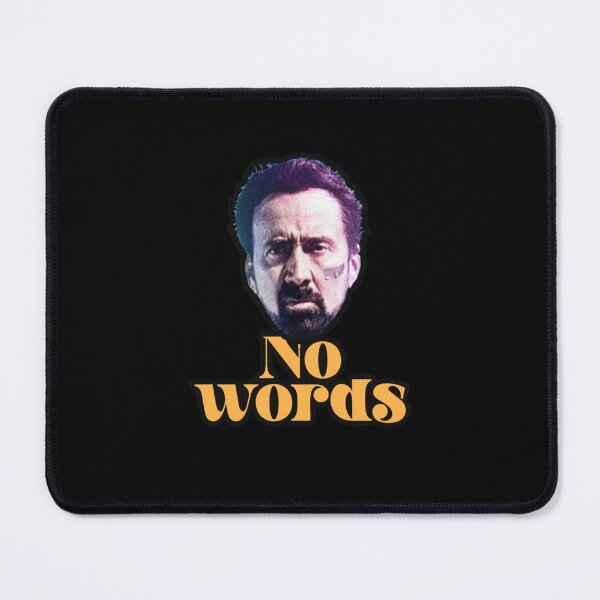 Item preview, No Words - Nicolas Cage Classic T-Shirt designed and sold by TomHildebrand.