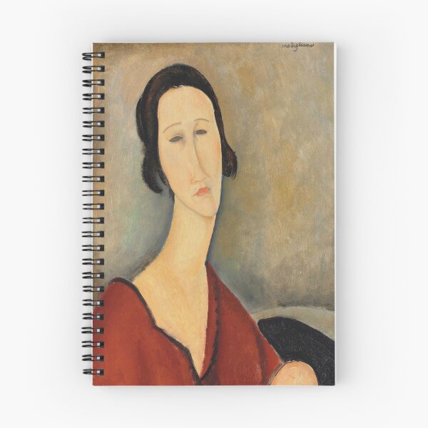 Item preview, Madame Hanka Zborowska by Amedeo Modigliani - Vintage Art designed and sold by RickE.