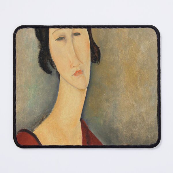 Item preview, Madame Hanka Zborowska by Amedeo Modigliani - Vintage Art designed and sold by RickE.