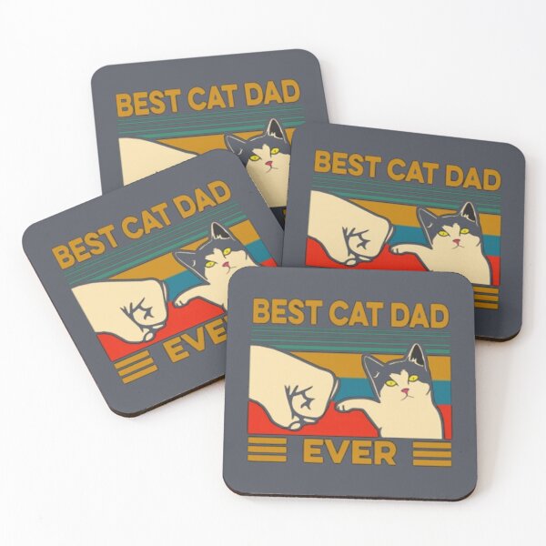 Item preview, Vintage Best Cat Dad Ever   designed and sold by Hotteesdesigns.