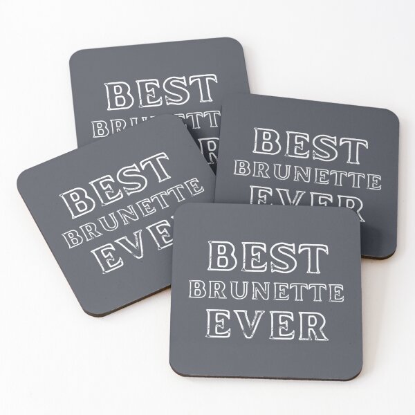 Item preview, Womens Best Brunette Ever Minimalist Love    designed and sold by Hotteesdesigns.