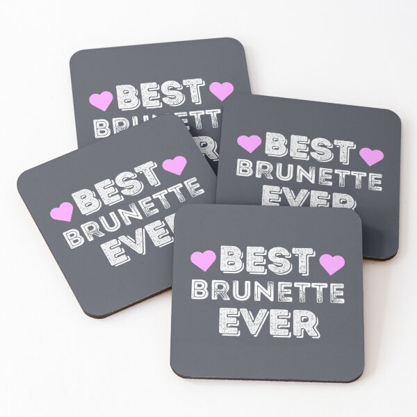 Item preview, Womens Best Brunette Ever Minimalist Love  (1) designed and sold by Hotteesdesigns.