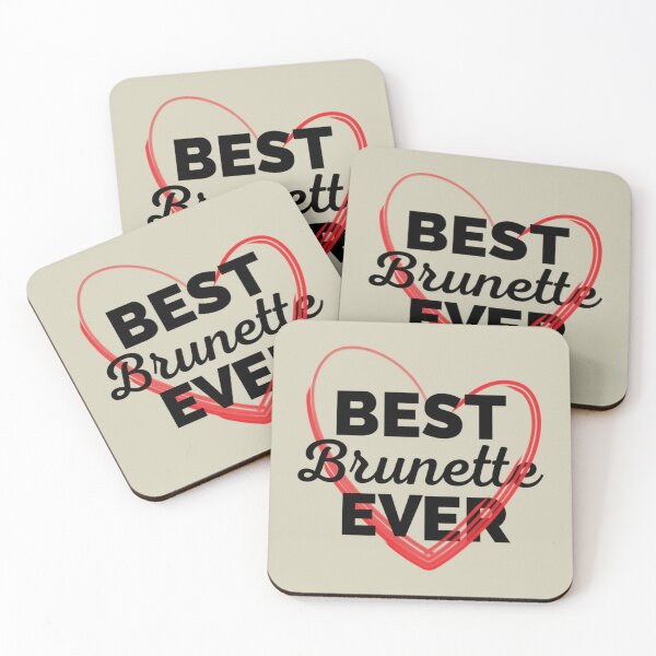 Item preview, Womens Best Brunette Ever Minimalist Love  (2) designed and sold by Hotteesdesigns.