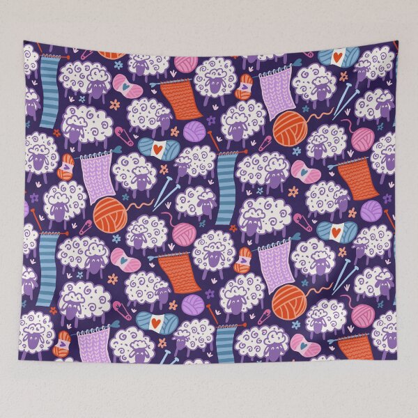 Item preview, Woolly Sheep and Knitting designed and sold by creativinchi.