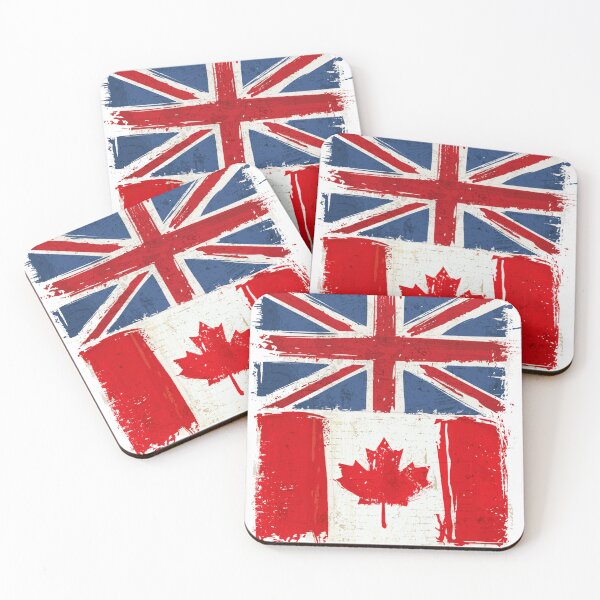 Item preview, Watercolor British and Canadian Flag designed and sold by Islanr.